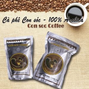 Combo 2 Túi Cà phê Con sóc Nâu Bịch 500gam