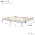 Queen Bed - MILLERS Series - 1 Color - Zen Style Queen Bed - Katil Queen Kayu - Katil Queen - Beds. 