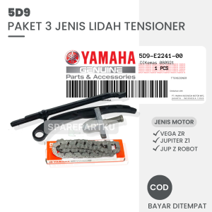 5D9 PAKET TENSIONER VEGA ZR / HEMAT 3 JENIS ( KARET TENSIONER + RANTAI KETENG + TONJOKAN ) / VEGA ZR / JUPITER Z1 / JUPITER Z ROBOT / LIDAH TENSIONER + RANTE + SETELAN