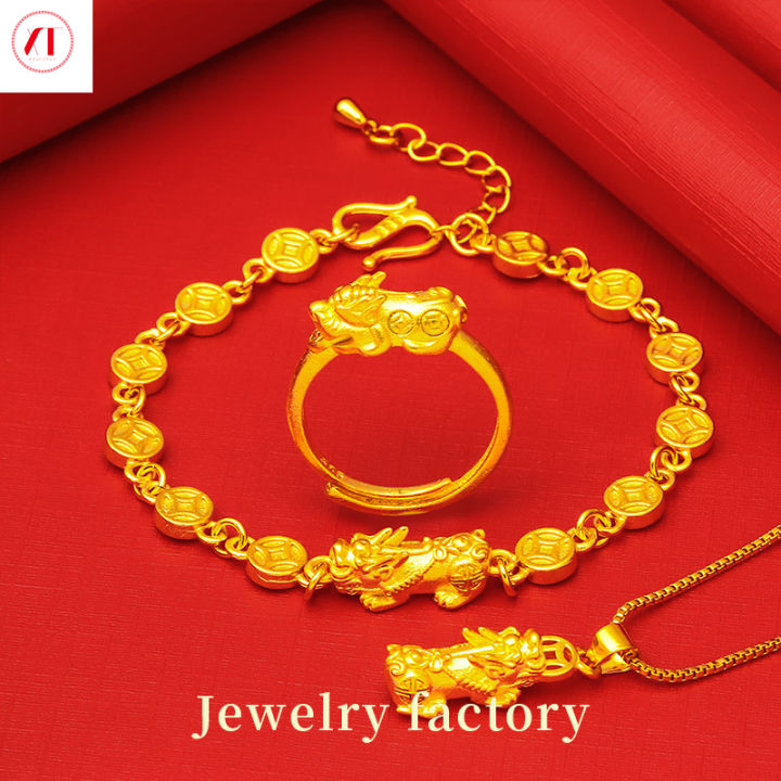 Korean 24k gold on sale jewelry