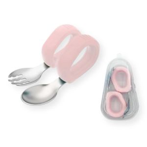 Sugar Baby Easy Hold Spoon Fork Sendok MPASI Training Makan Bayi Sugarbaby Easyhold