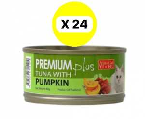 Aristo Cat Premium Plus( 1 Carton 24 Can )Tuna Series & Chicken Series Canned Food /Makanan Kucing Basah/Wet Food 80G