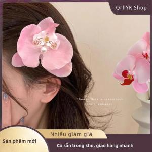 Hàng có sẵn✨ Phong Lan tóc clip cho người phụ nữ Nhân Tạo Hoa kẹp tóc dễ thương đám cưới bên Clip Phụ Kiện Tóc Quà Tặng