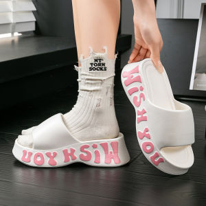 [Free Shipping] WomenS Thick-Soled Slippers For Outdoor Wear EVA Home Slippers Durable And Fashionable