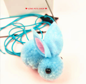 Đồ chơi cần câu Mèo dây thun dán tường và móc kẹp (mẫu mới) - Love pets shop