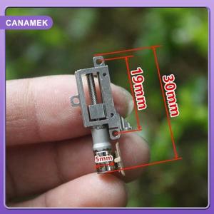 【CANAMEK】 1PC Mini 5mm 2-Phase 4-Wire Precision Metal Gearbox Gear Stepper Motor Ultra-Micro 5mm Stroke Linear Actuator