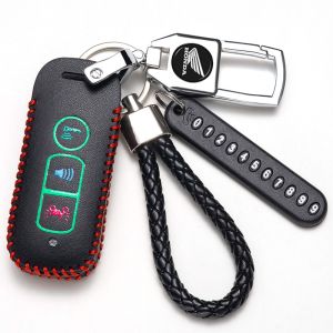For Honda pcx 150 Motorcycle Remote Leather Key Cover case Accessories