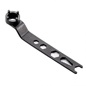 6in1 Four-Jaw Angle Grinder Lock Wrench Adjustable Manual Cutting Machine Repair Spanner