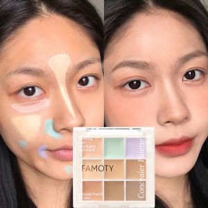 6/9Color Cream Concealer Natural Coverage Oil-free Contour Long Lasting Smooth Moisturizing Concealer