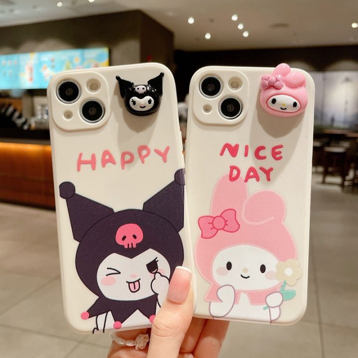 Cute Cartoon Kuromi Melody Cinnamoroll Phone Case ITEL A70 S23+ A60s ...