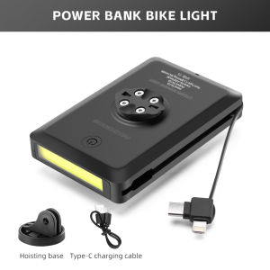 【Giao hàng địa phương】ROCKBROS Powerbank ánh sáng 5000mAh phù hợp gam GoPro Bracket sạc Loại-C sét MicroUSB dài khoảng cách thiết bị xe đạp