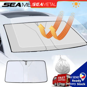 SEAMETAL Car Windshield Sun Shade Covers Front Window Sunscreen Visors Protector Heat Insulation Parasol Anti UV