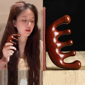 Lược Gỗ Đàn Hương - Lược Chải Tóc Massage Đả Thông Mạch Giảm Đau Đầu