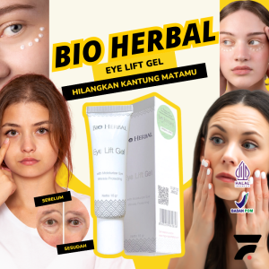 Bio Herbal Eye Lift Gel Penghilang Kantong Mata Panda Halal Badan POM Terbaik untuk Kecantikan