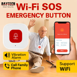 Daytech Smart Caregiver Call Button – WiFi Pager Rechargeable SOS Panic Button No Monthly Fee | Libreng Shipping PH | Para sa Matatanda at May Kapansanan