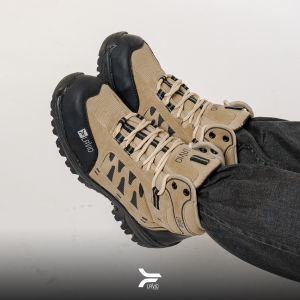 Sepatu Boot Safety Ujung Besi Terbaru Lavio axell Outdoor Boots High Quality Boosster Mood Hikiing Proyek Touring