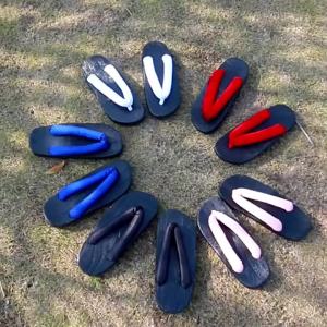 [Free Shipping] WomenS Wooden Clogs Japanese-Style Slippers Demon Slayer Cosplay Flip-Flops Thick-Soled Solid Wood Slippers Summer Non-Slip Flip-Flops