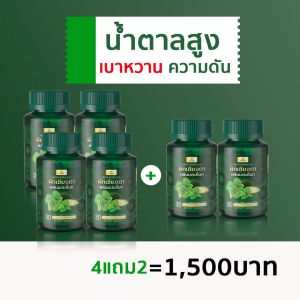 ผักเชียงดามะระขี้นก ผักเชียงดาชนิดเม็ด สมุนไพรผักเชียงดา ชนิดแคปซูล สมุนไพรเบาหวาน สมุนไพรสำหรับผู้ป่วยเบาหวาน น้ำตาลลด (2 ฟรี 1) ของแท้