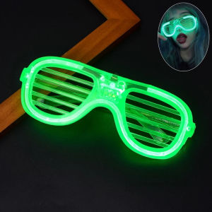 SG Stock LED Neon Flashing Glasses Light Up Glow Eyeglasses Childrens Day Gift Party Favors for School Activities Festive Events
