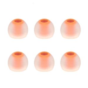 6PCS Comfortable Silicone Eartips with Antibacterialed Coating for T180a T280a T380a T110bt T115bt Long Use