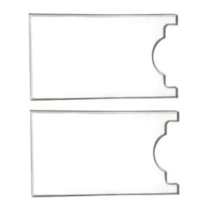 Bed Spacer Guards 2Pcs Set Wall Acrylic Material Home