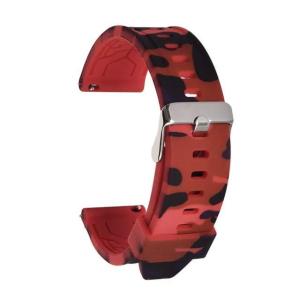 18Mm 20Mm 22Mm 24Mm Dây Đeo Phổ Quát Cho Samsung Galaxy Đồng Hồ 3/Cổ Điển/46/42Mm/Hoạt Động 2 Camo Dây đeo Silicon Huawei Gt/2/3 Pro