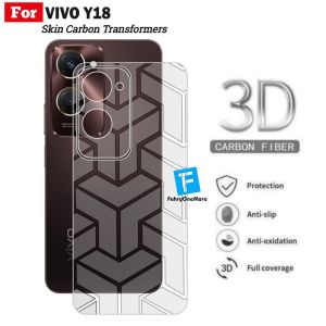 Skin Carbon Vivo Y18 4G Garskin Transformers Pelindung Belakang Handphone