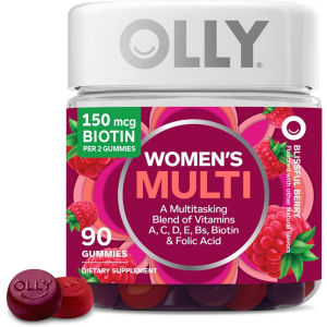 Ready Stock OLLY Blissful Berry Gummies Womens Multi Multivitamin Gentle Chewable Vitamin Nutritional Supplement Help Supply Multi Vitamins For Teen Young Girls Daily General Body Nutrition Maintenance Care