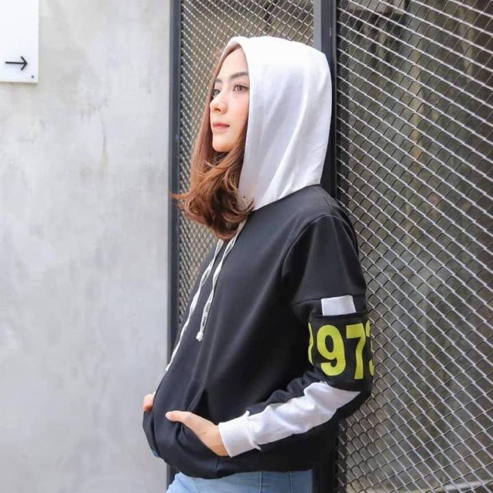 Sweater hoodie 2024 wanita lazada