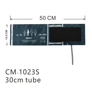 6 size Single Tube Adult Neonate Infant Child Upper Arm Blood Pressure Cuff NIBP Cuff BP Cuffs Green Nylon Cuff for Vital Signal Monitor