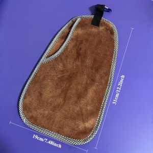 MARBLEX Easy Wipe Design Fishing Towel With Hook Quick Dry Fabric Outdoor Towel Convenient Compact Size Camping Towel Fishing Use