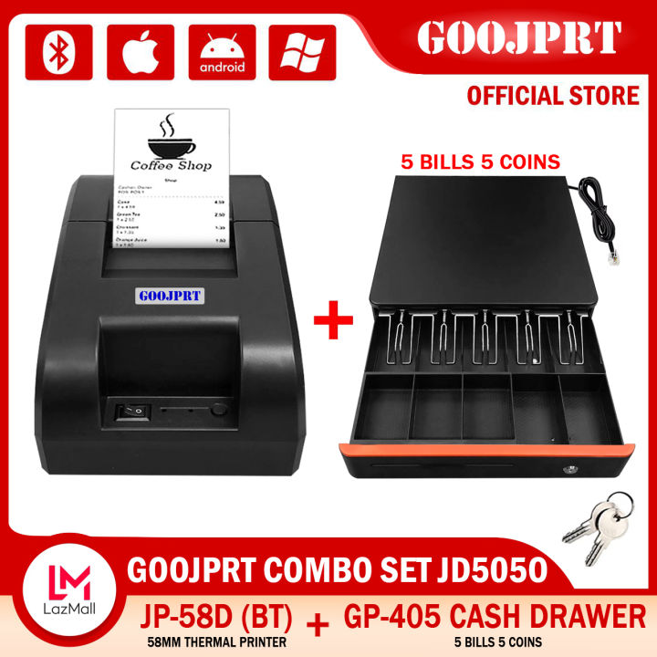 GOOJPRT JP58 (BLUETOOTH VERSION + USB) 58mm Thermal Cash Receipt