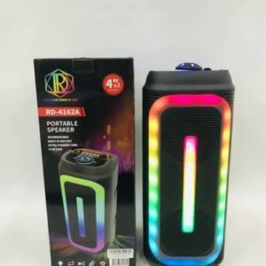 RD-4162A Lightweight Wireless Party Speaker Dynamic Rainbow RGB Lights Indoor Outdoor Music Karaoke Speaker