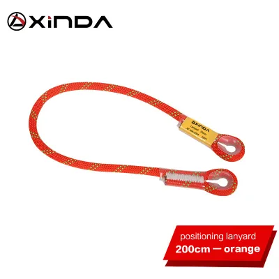 Xinda Professional Rock Climbing 10.5mm Static Rope Lanyard Protective Eye-to-eye Sling Mountaineering Equipment