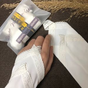 Handscok Muslimah Manset Cincin Tangan Warna Warni Bahan Jerse Adem Ada Kait Untuk Jari Tengah