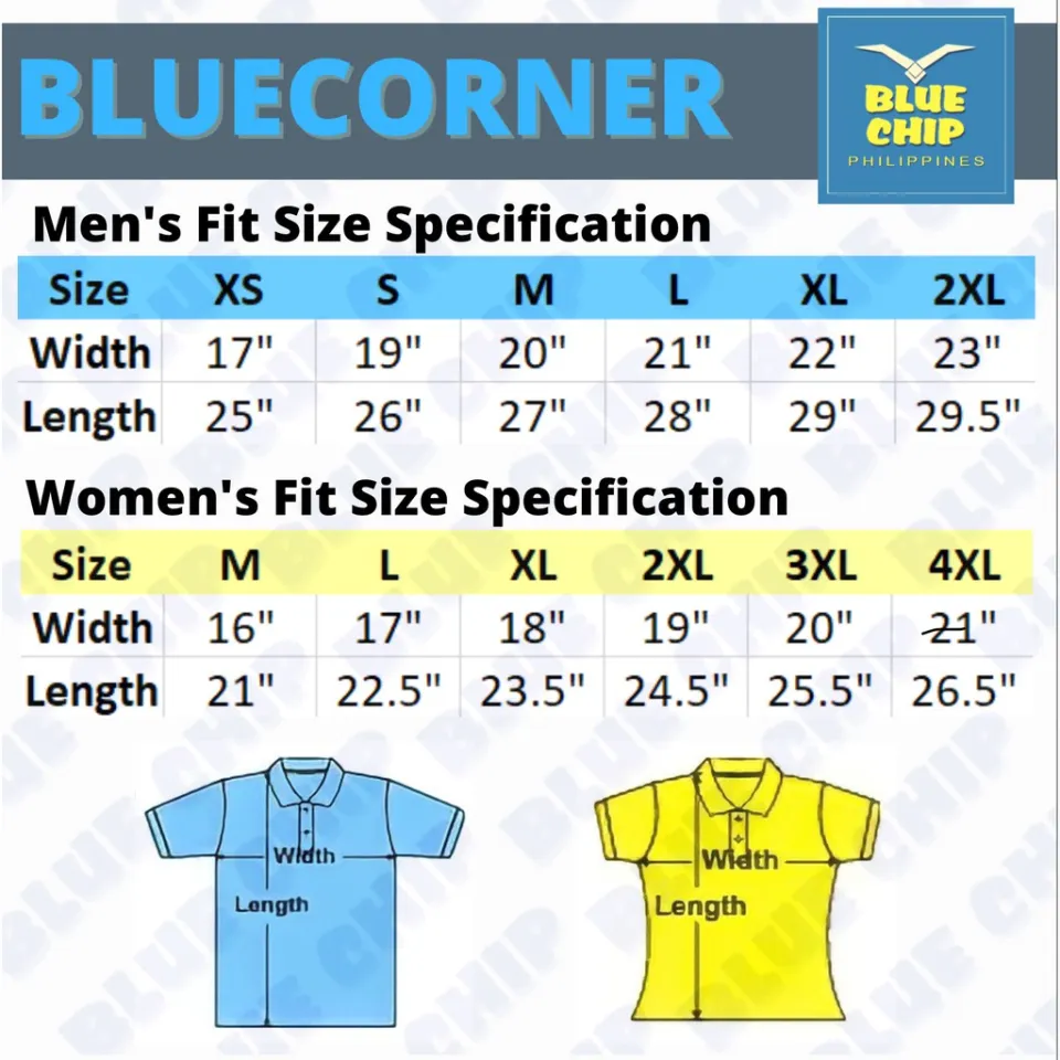 Blue corner 2025 polo shirt size