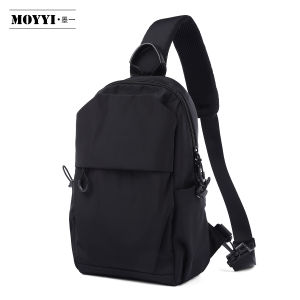 MOYYI Multifunction Crossbody Bags Men Chest Pack Short Trip Messengers 7 Pockets Water Repellent Shoulder Bag Male for Winter