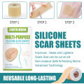 JKS（4*150cm）South Moon Silicone Scar Sheet High Efficiency Surgical Silicone Gel Tape Removal Scar Tape Treatment. 