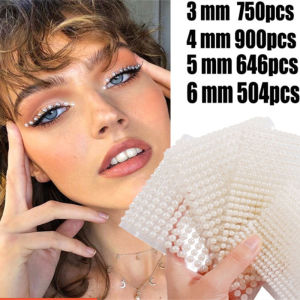 ILOVEDIY สติ๊กเกอร์อายแชโดว์3D ติดแน่น3Mm/4Mm/5Mm/6Mm อายไลเนอร์เพชรสติ๊กเกอร์แต่งเล็บ