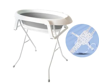 New | Foldable Baby Bath Tub With Stand Full Range