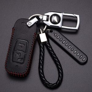 For Honda PCX 160 ADV160 Click 160 Vario 160 Scoopy 2023 Remote Key Leather Case Cover Motorcycle Keychain