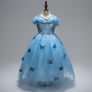 Dress Princess Costume Cinderella Pink dan Blue
