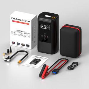 🇸🇬 [9 IN 1] Car Jump Starter 128800mAh 12V Power Bank with Air Pump & Emergency Light Jumper Kereta Jump Starter