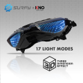 KNO Nmax V2 Tail Light Three Dimension Effect RGB 17 Light Modes Plug And Play. 
