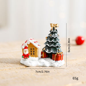 Christmas Decor Miniatures Micro Landscape Props for Home Desk Decoration Christmas Decorations