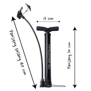 POMPA BAN SEPEDA PROMEND Pompa Sepeda 120 psi Bicycle Pump Presta Bike
