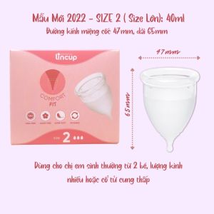 Cốc nguyệt san Lincup cốc nguyệt san nhập khẩu Mỹ 100% silicon y tế kháng khuẩn thoải mái tự tin đi chơi đi bơi đi biển