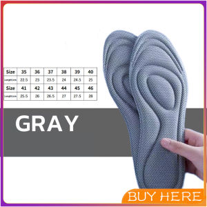 BUY HERE แผ่นรองเท้าเพื่อสุขภาพ ใส่สบาย ป้องกันการปวดเท้า ขนาด 35-46 insoles