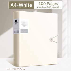 Clear Book Long A4 Expanding File Folder Clear Folder Organizer Paper Organizer Document Storage Long