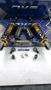 Shock Shockbeaker Belakang Yamaha Xmax Nmax Aerox Merk Dvs Black_Gold